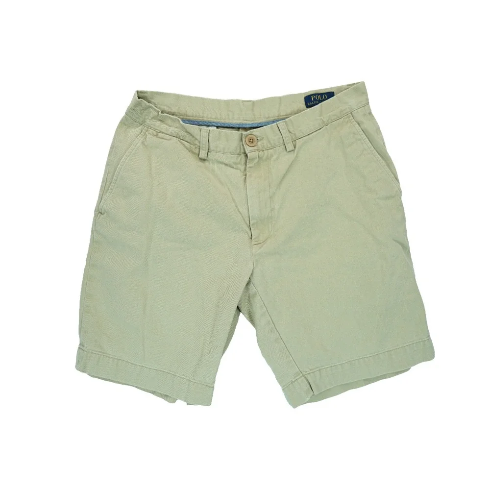 Polo Ralph Lauren Shorts‎ Men 32 Beige Tan Chino Golfer Hike Fish Camper